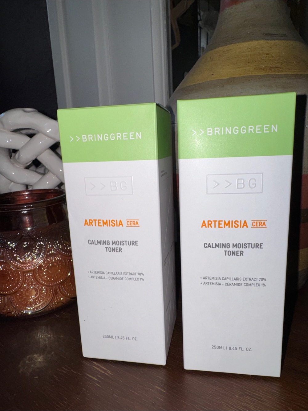 Artemisia Cera Calming Moisture Toner - Green/White lot of 2 New sealed